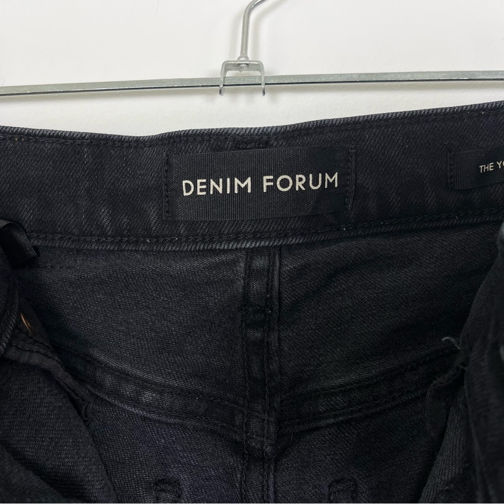 Aritzia Denim Forum Black The Yoko‎ High Rise Slim Jeans Size 26 - Picture 3 of 16